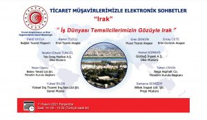 İŞ DÜNYASI TEMSİLCİLERMİZİN GÖZÜ İLE IRAK E-SOHBET TOPLANTISI