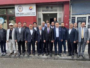 EBRİL VALİSİ BERABERİNDEKİ HEYET İLE BİRLİKTE ODAMIZI ZİYARET ETTİ