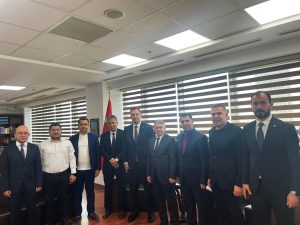 T.C ERBİL BAŞKONSOLOSLUĞUNA TEBRİK ZİYARETİ