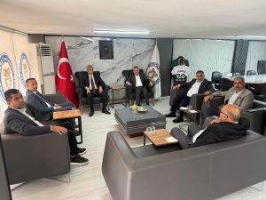 İPEKYOLU GÜMRÜK VE DIŞ TİCARET BÖLGE MÜDÜRÜ ODAMIZI ZİYARET ETTİ