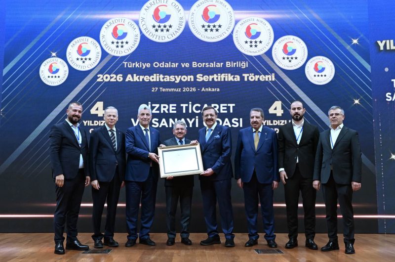 ŞIRNAK’TA BİR İLK: TOBB YILDIZLI AKREDİTASYON BELGESİ CİZRE TSO’NUN